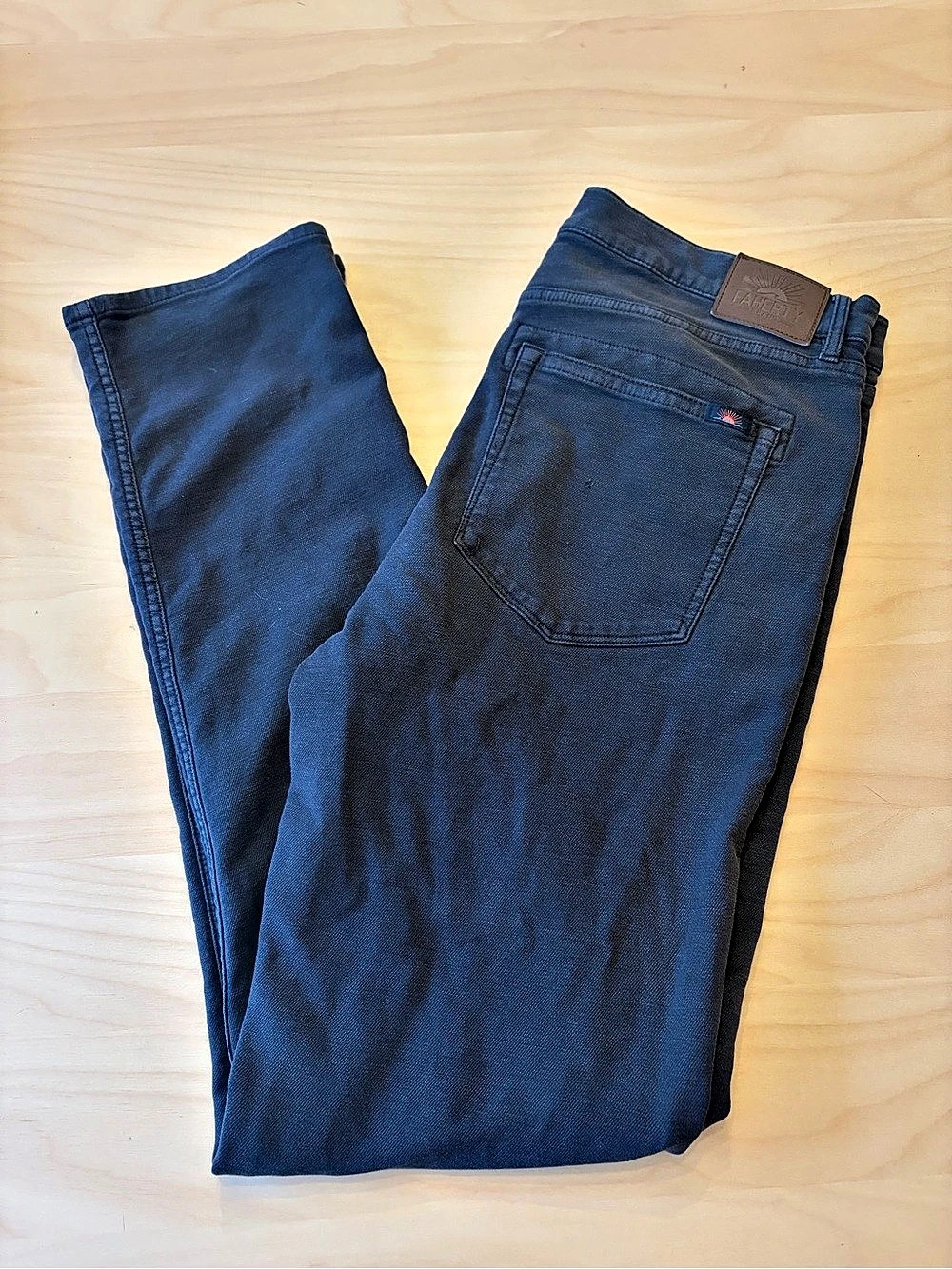 Faherty Men's Slim Jeans in Black